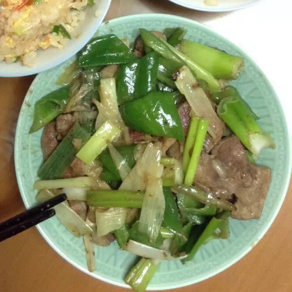 青椒炒猪肝