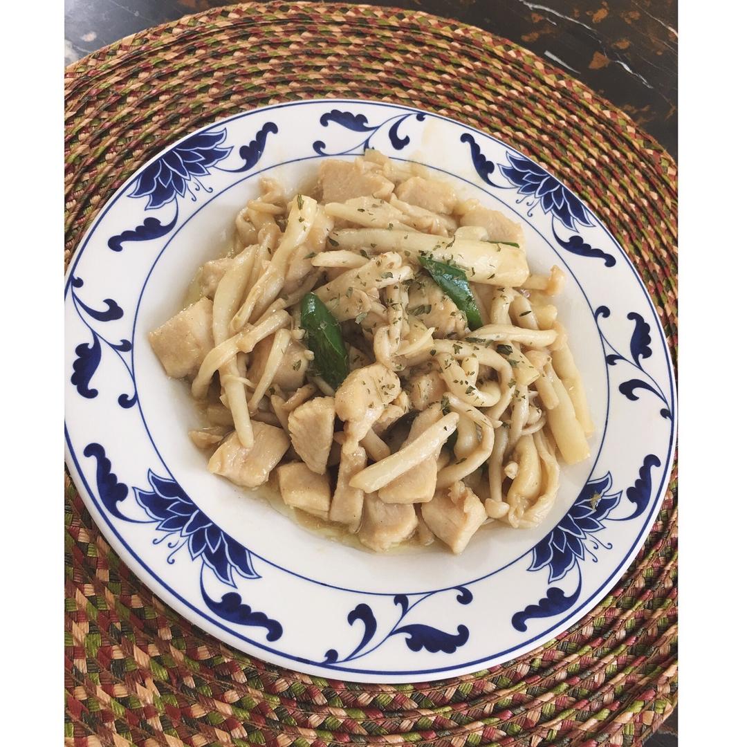 鸡丝海鲜菇