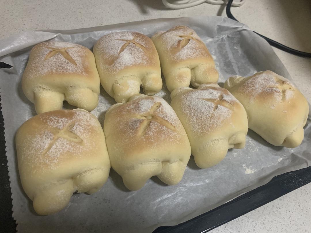 牛奶面包卷 北鼎烤箱食谱