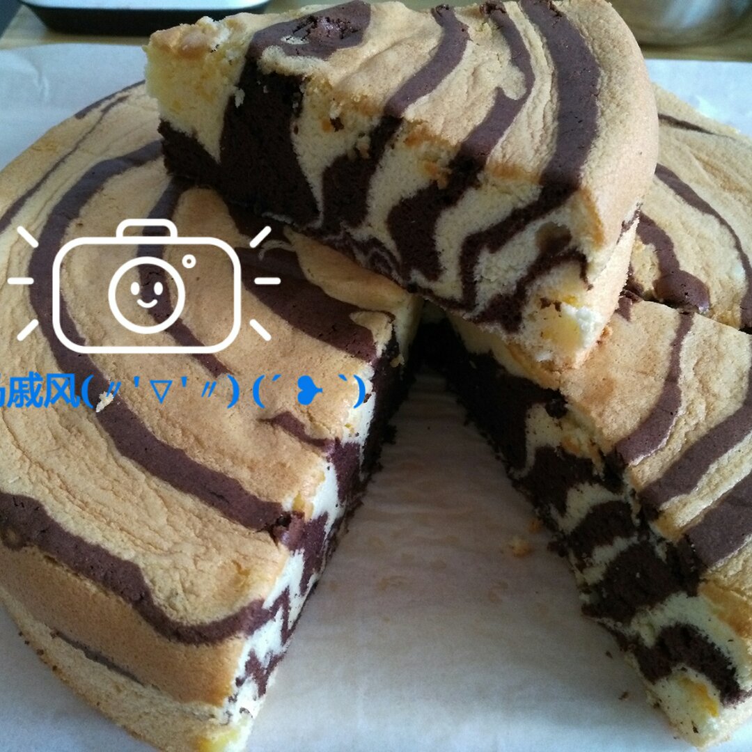 斑马纹酸奶蛋糕