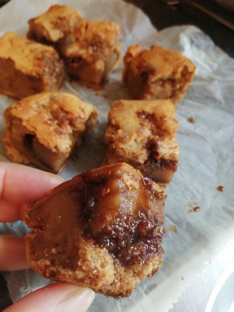 外脆里糯的红糖烤年糕