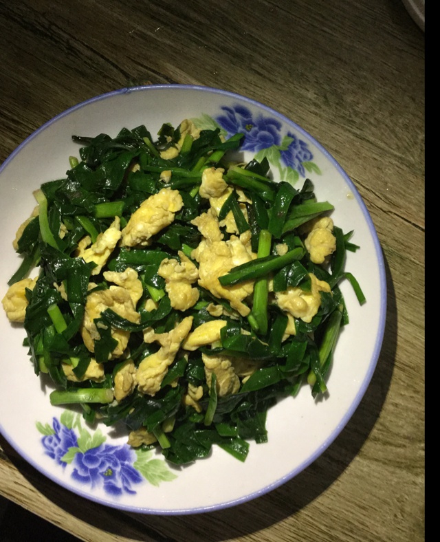 韭菜炒鸡蛋