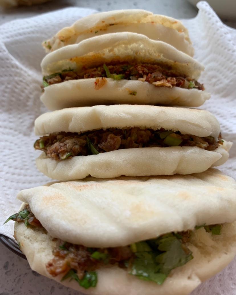 不用烤箱的烤饼（肉夹馍）
