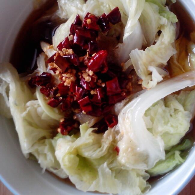 响油白菜