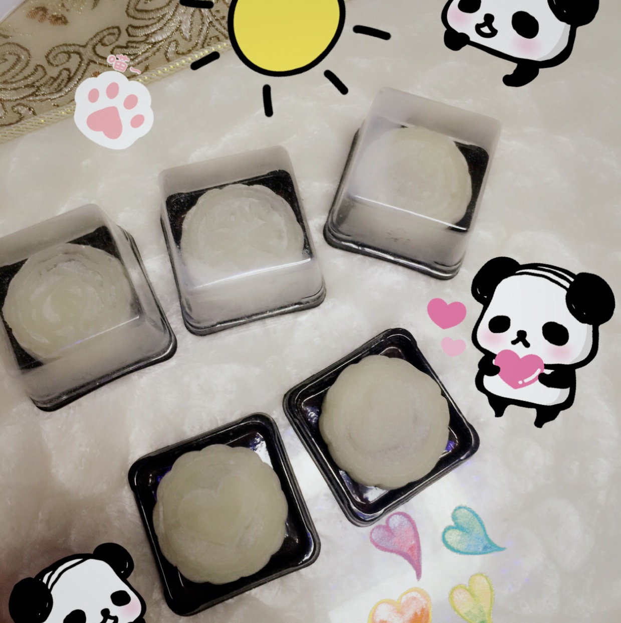 《Tinrry下午茶》冰皮月饼（奶黄馅）