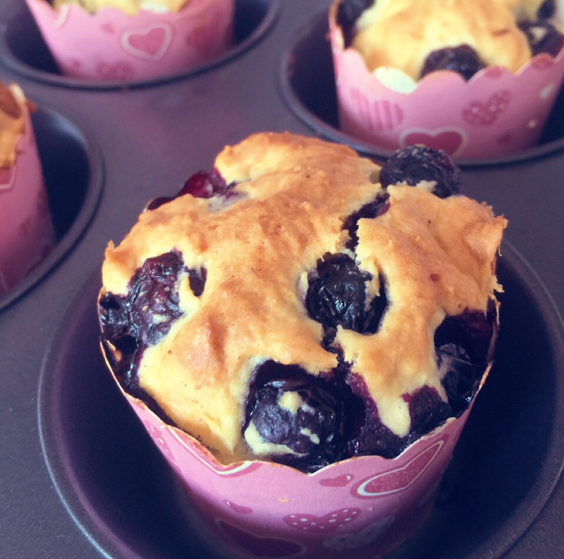 蓝莓玛芬蛋糕 Blueberry Muffin