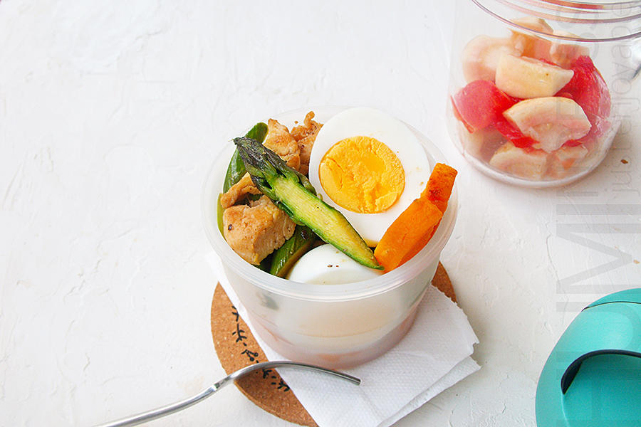 芦笋鸡肉随行杯