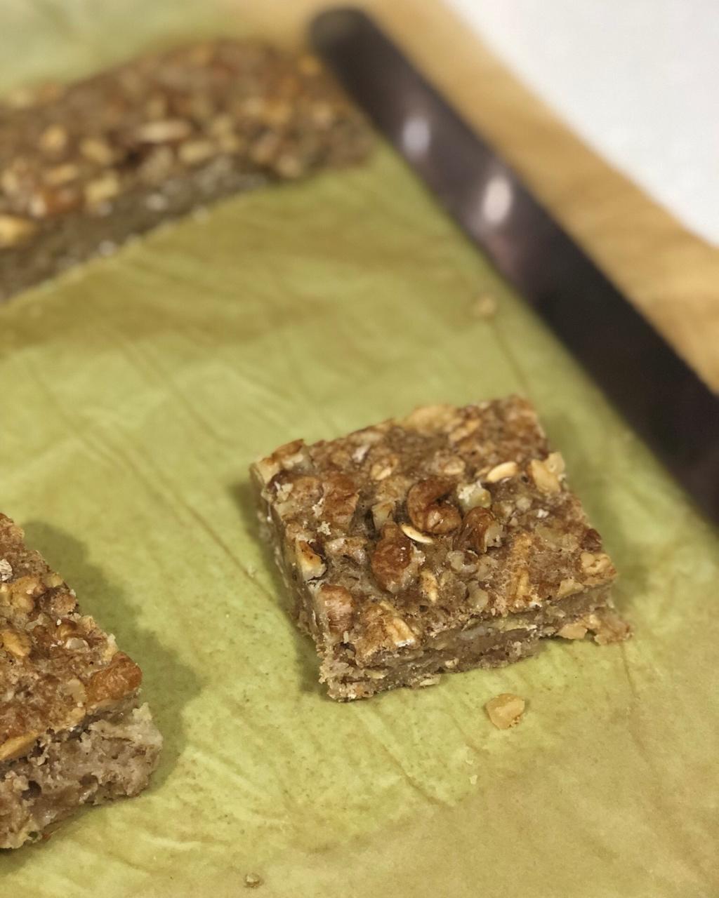 蜂蜜核桃燕麦早餐棒丨健康·烘焙