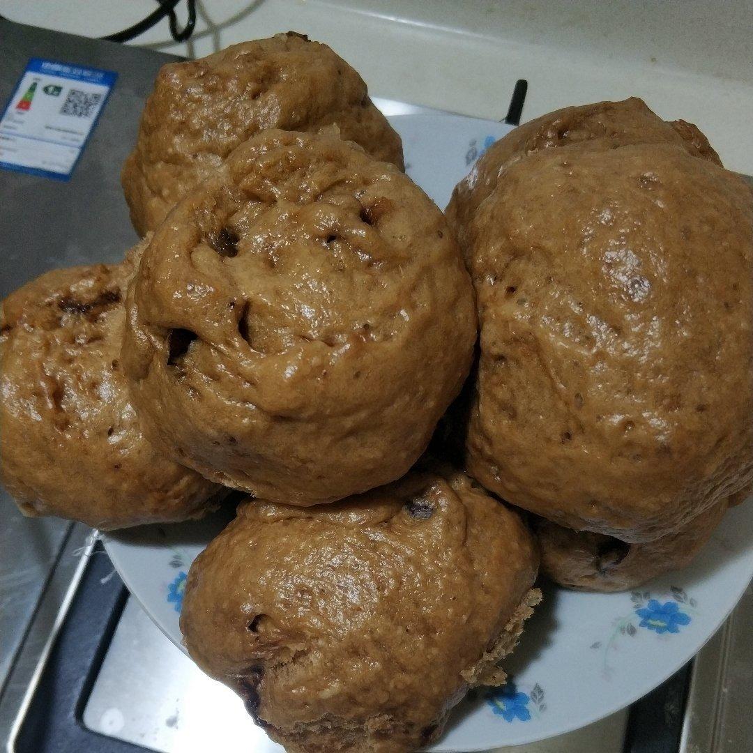 新手也能爆开花的老面红糖大枣开花馒头（泡打粉版or无泡打粉版）