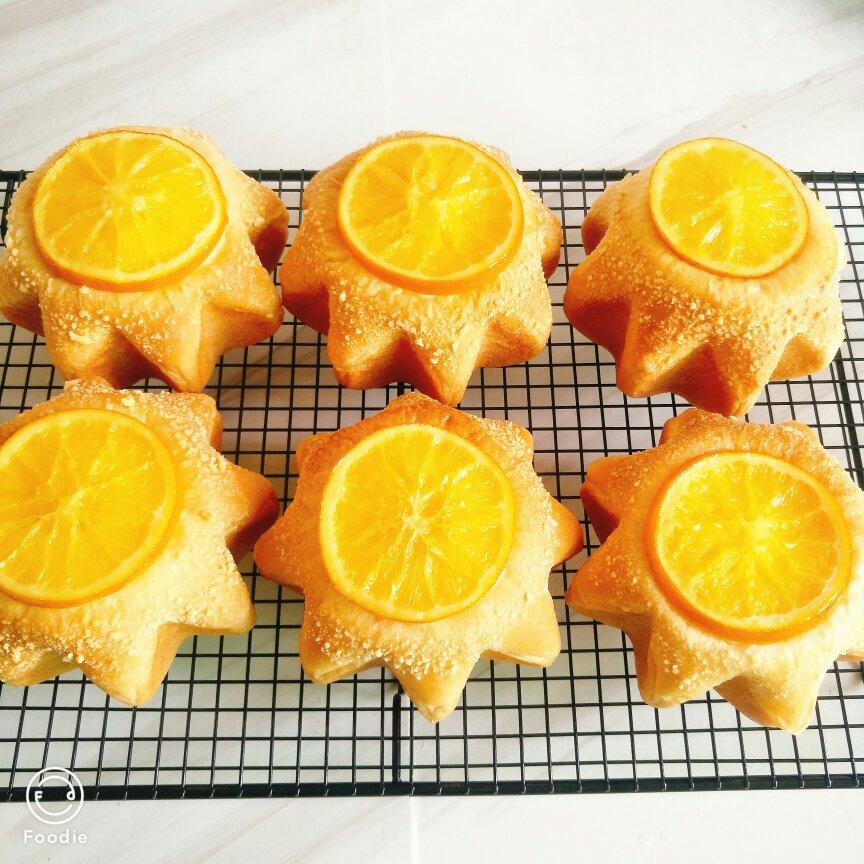 香橙卡士达星星包