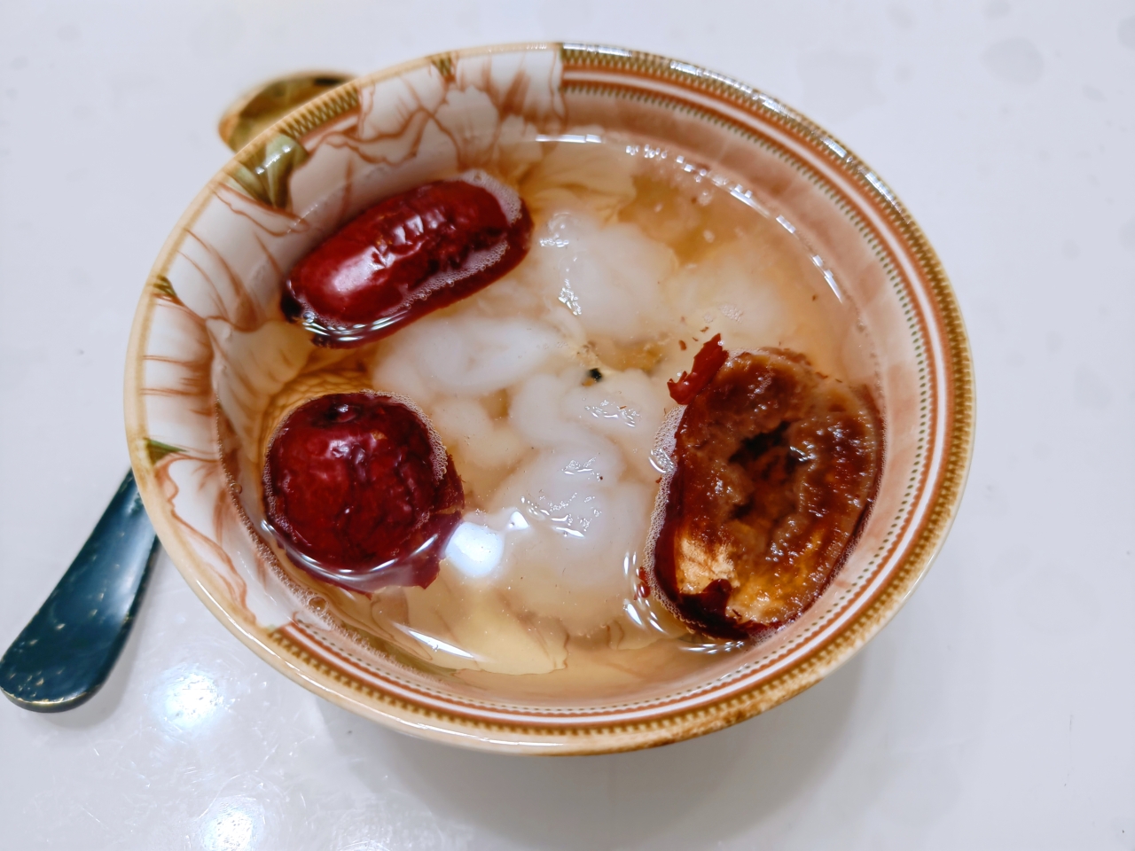 红枣雪蛤的做法
