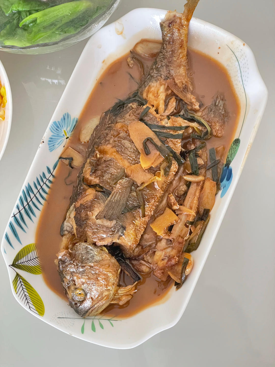 红烧黄鱼—鱼皮不破的小窍门