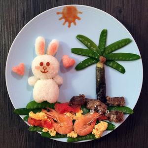 趣味童餐—line兔的做法 步骤8