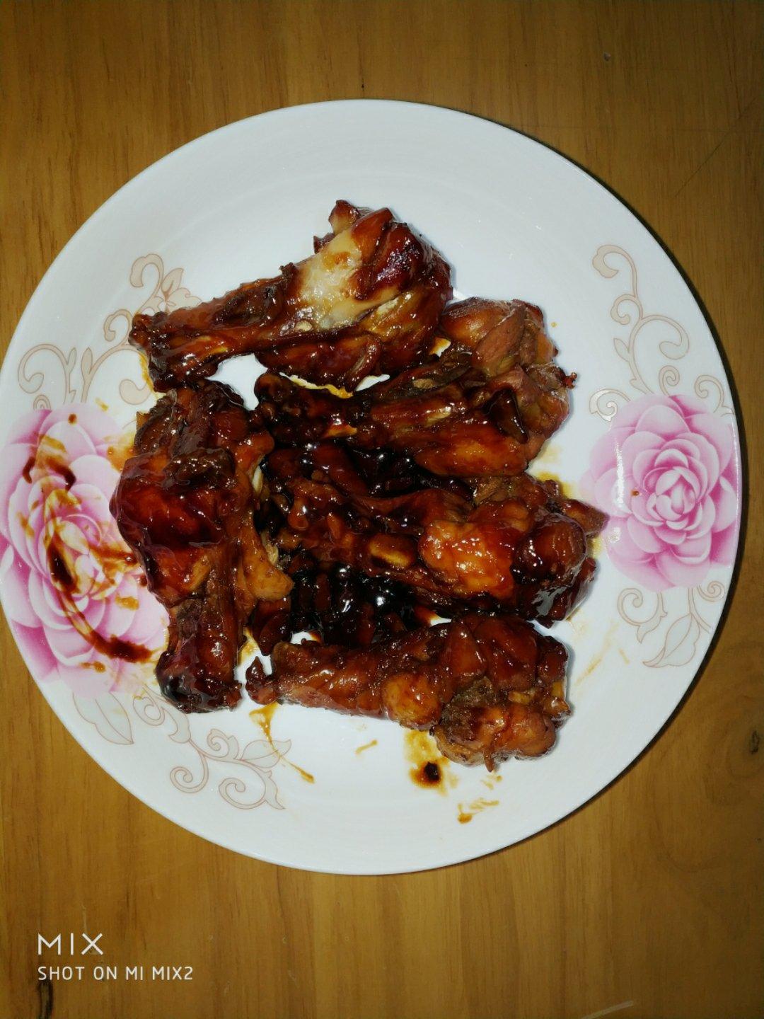 电饭煲|好吃舔手的蜜汁鸡腿