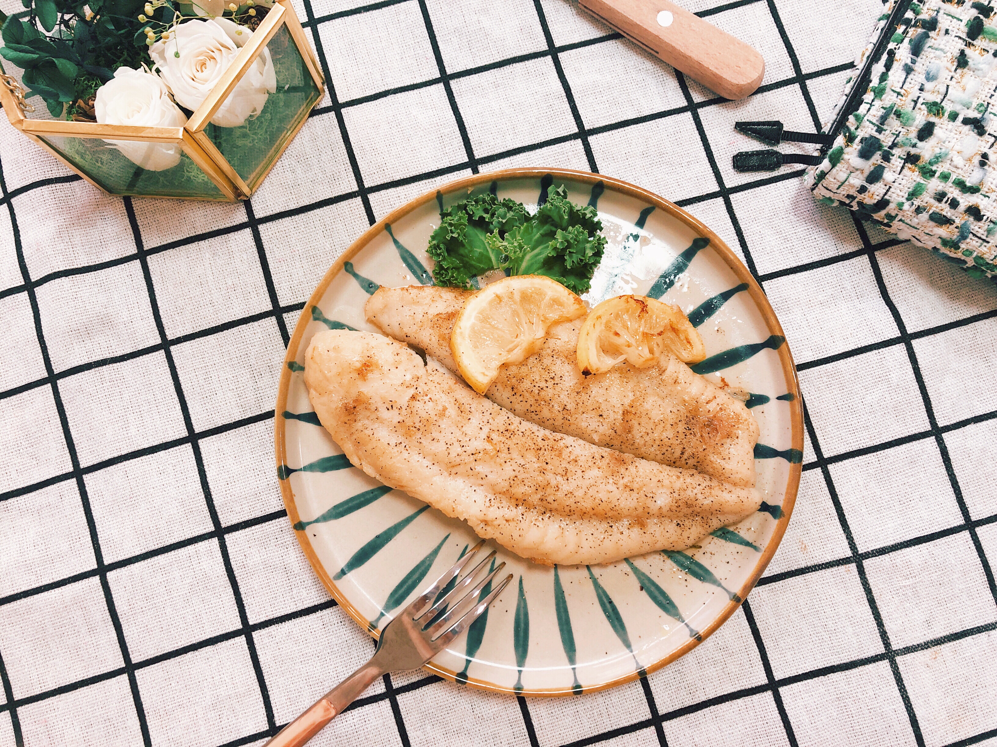 减肥餐6️⃣💫香煎巴沙鱼的做法