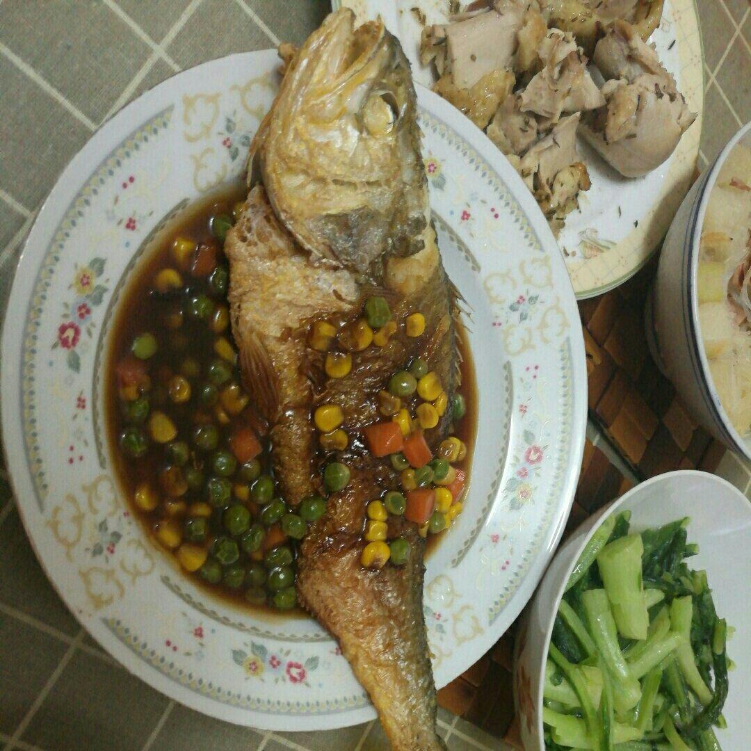 糖醋大黄鱼（上海家常菜烧法）