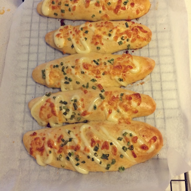 香葱芝士面包条