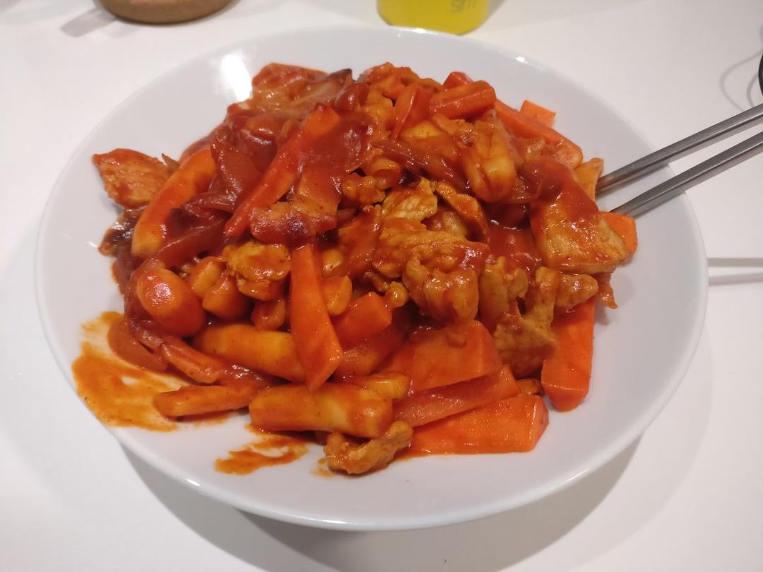 韩式辣炒年糕（or网红芝士套路之芝心年糕）