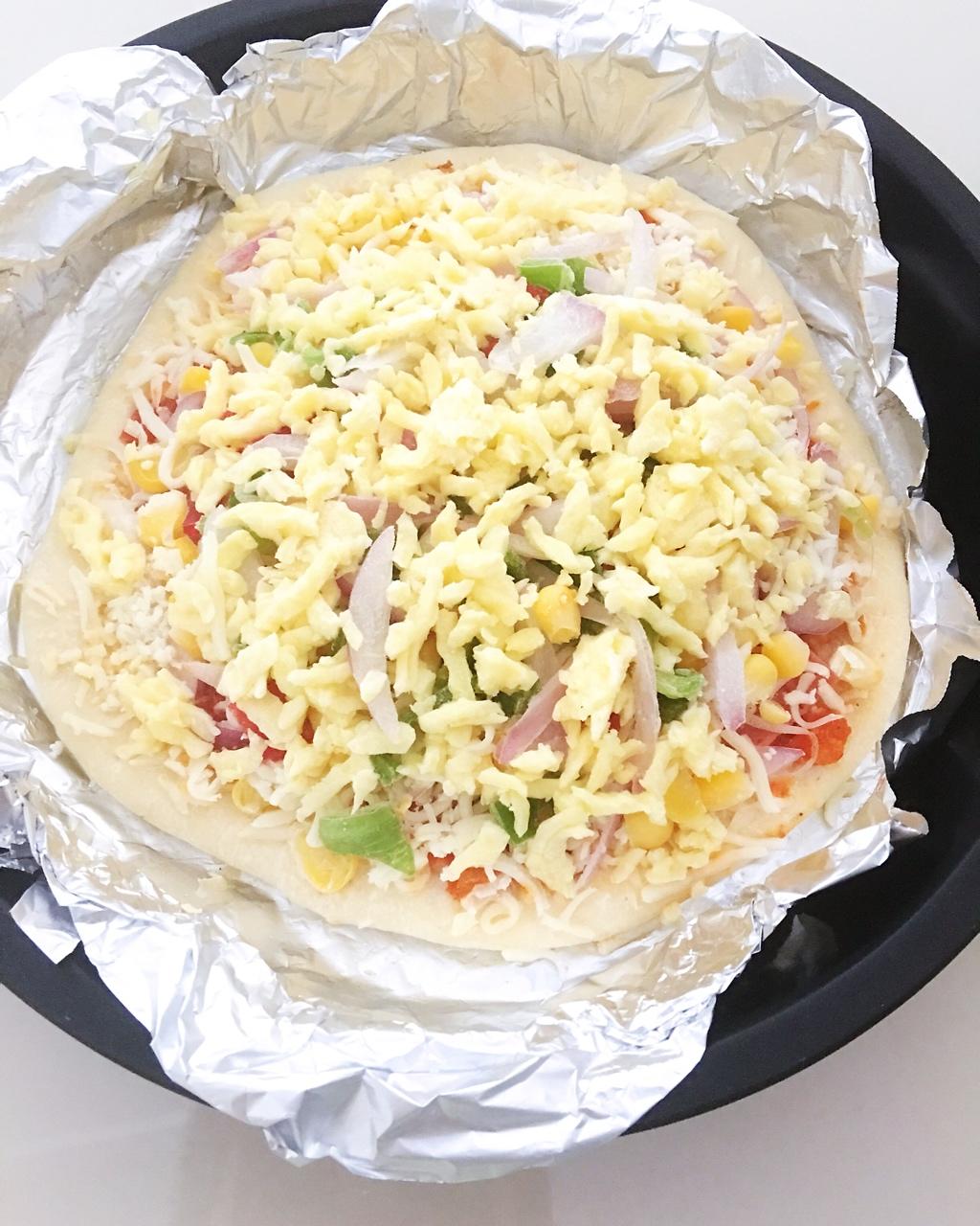 金枪鱼火腿pizza