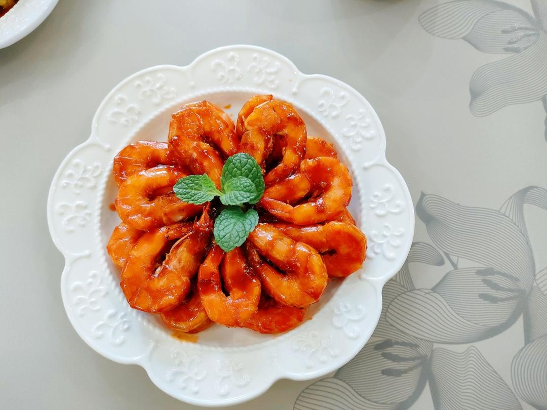 黄油茄汁大虾