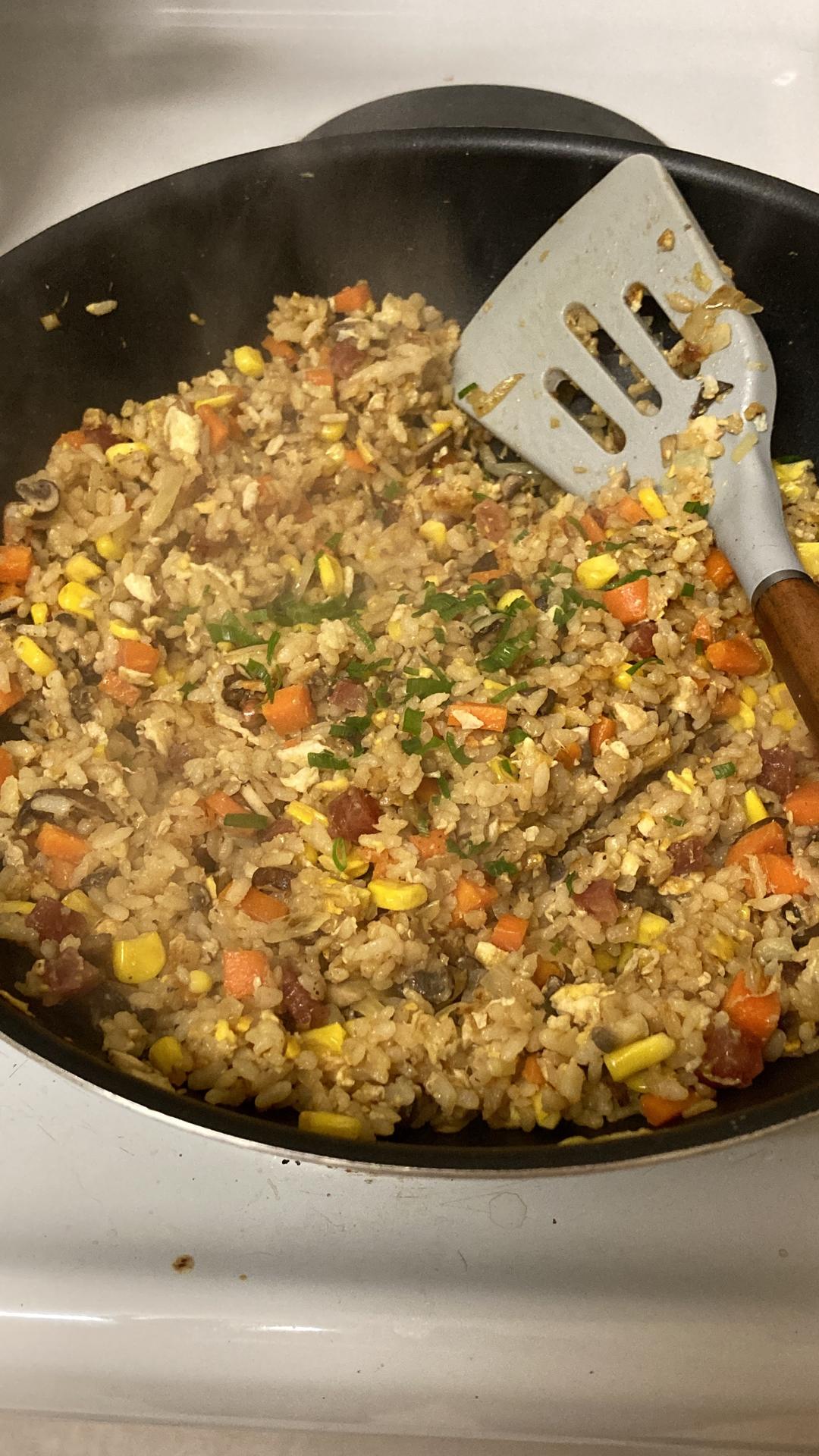 最喜欢的腊肠炒饭