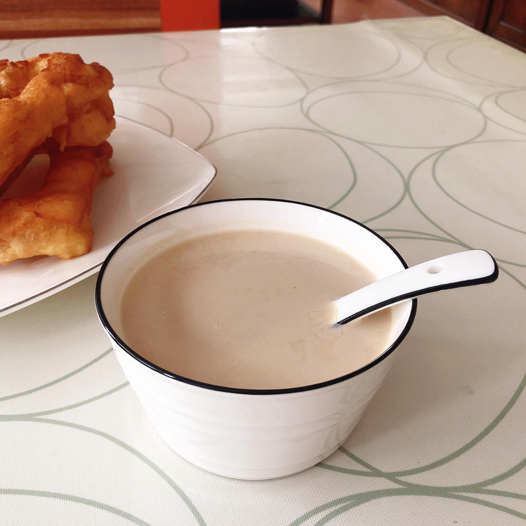 彩虹糖72做的红枣花生豆浆