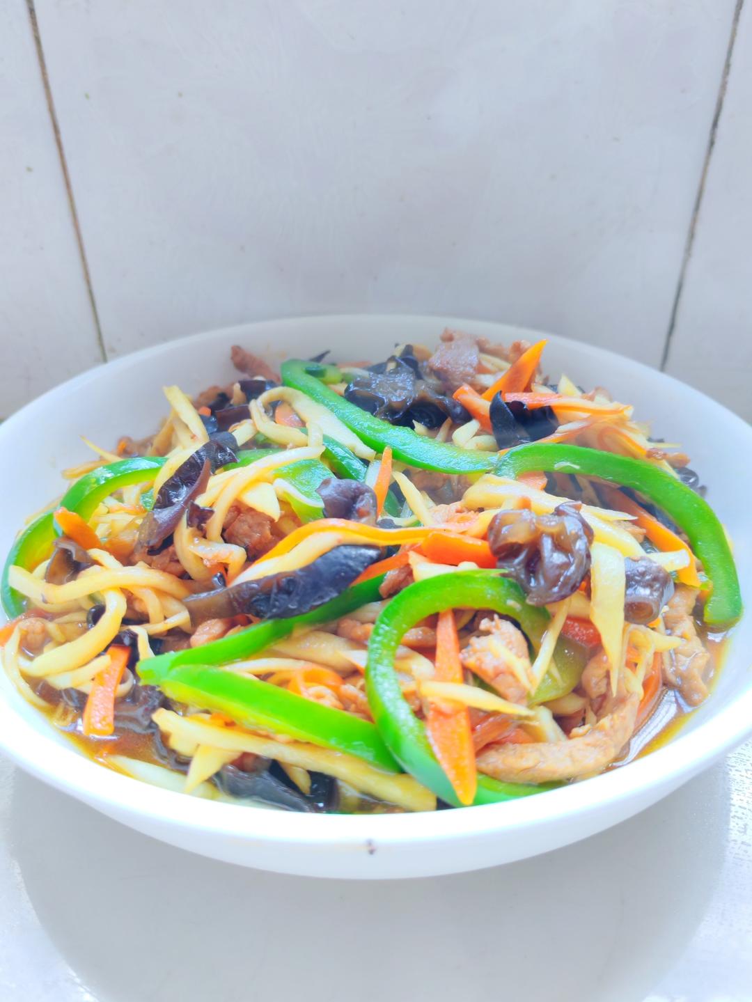 茭白胡萝卜鱼香肉丝✨