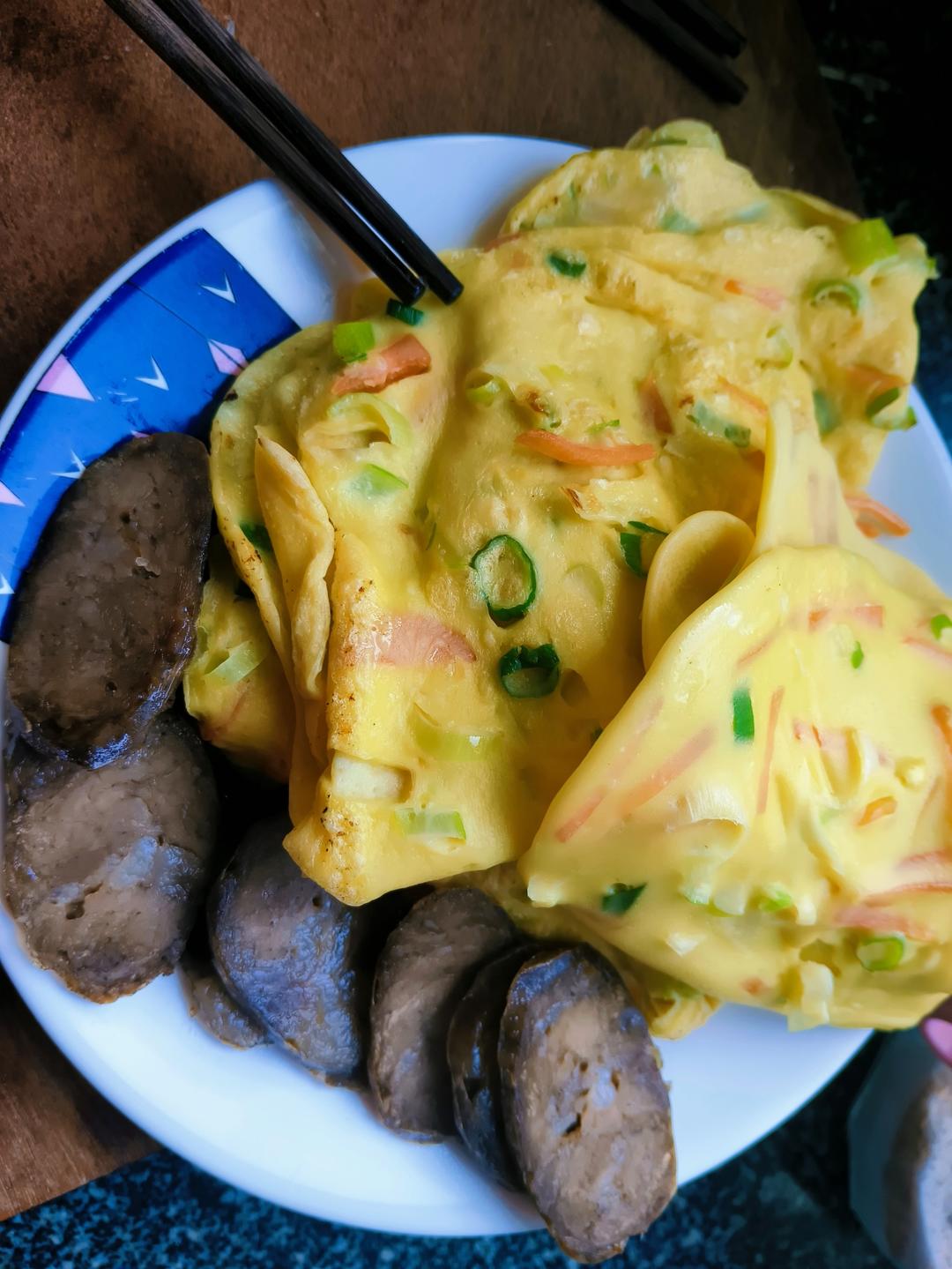 葱花鸡蛋饼