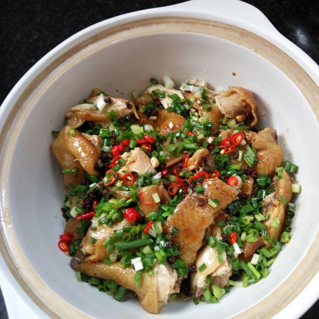 葱油鸡(家常菜)