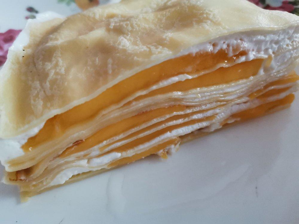 芒果千层蛋糕，100%成功告别煎皮无能