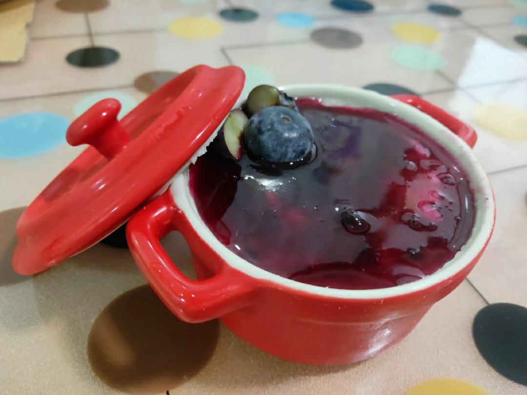 简易版蓝莓山药
