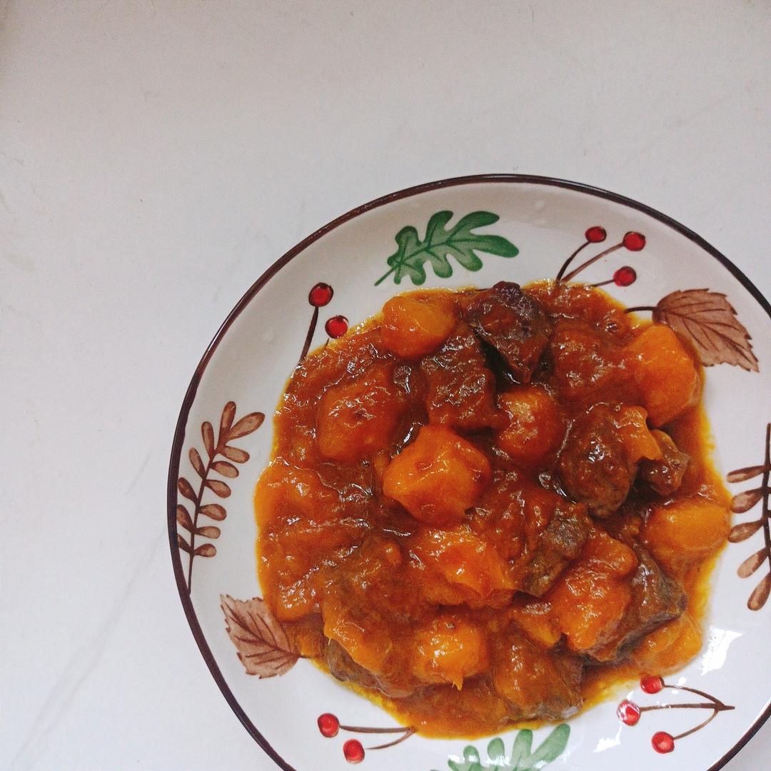 芒果系列：芒果炒牛肉粒