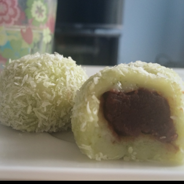 抹茶椰蓉糯米滋