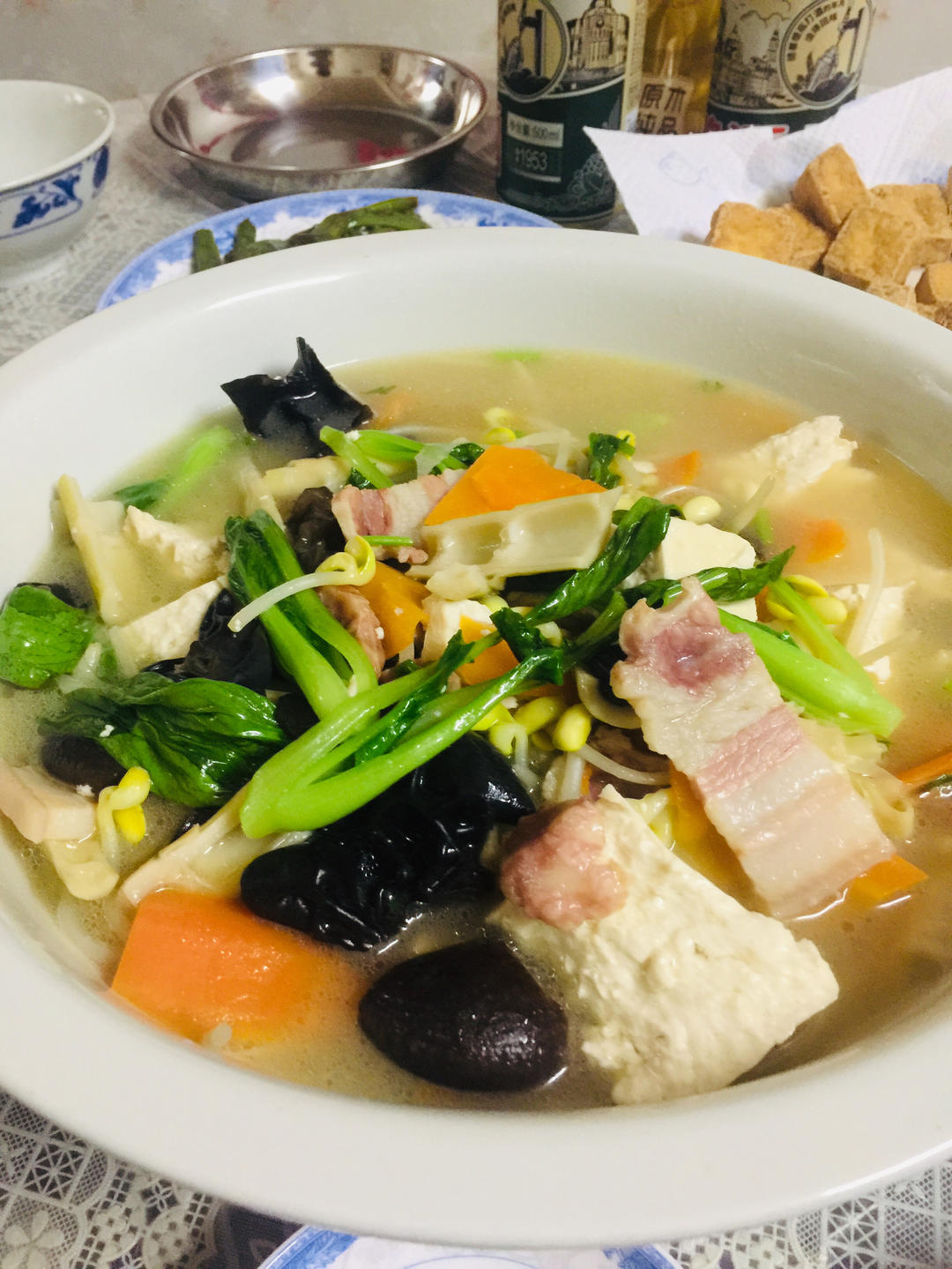 浓汤鲜美老豆腐