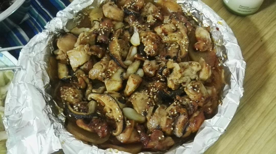 新奥尔良烤鸡腿土豆