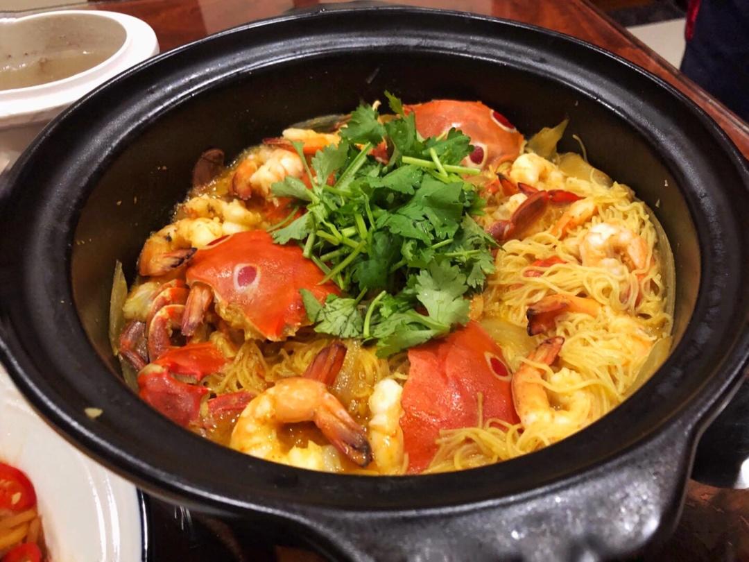 咖喱鲜虾粉丝煲