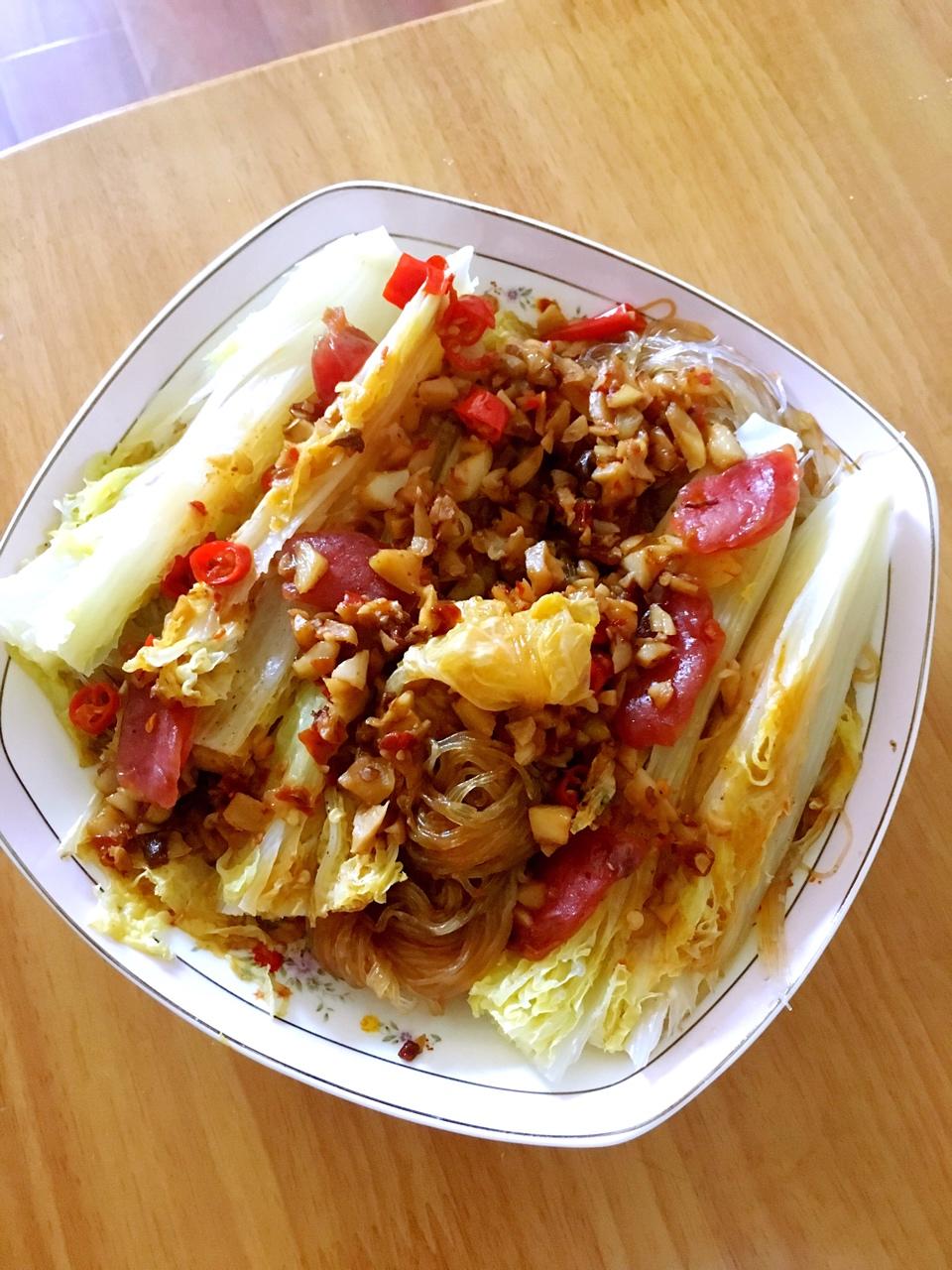 蒜蓉粉丝娃娃菜