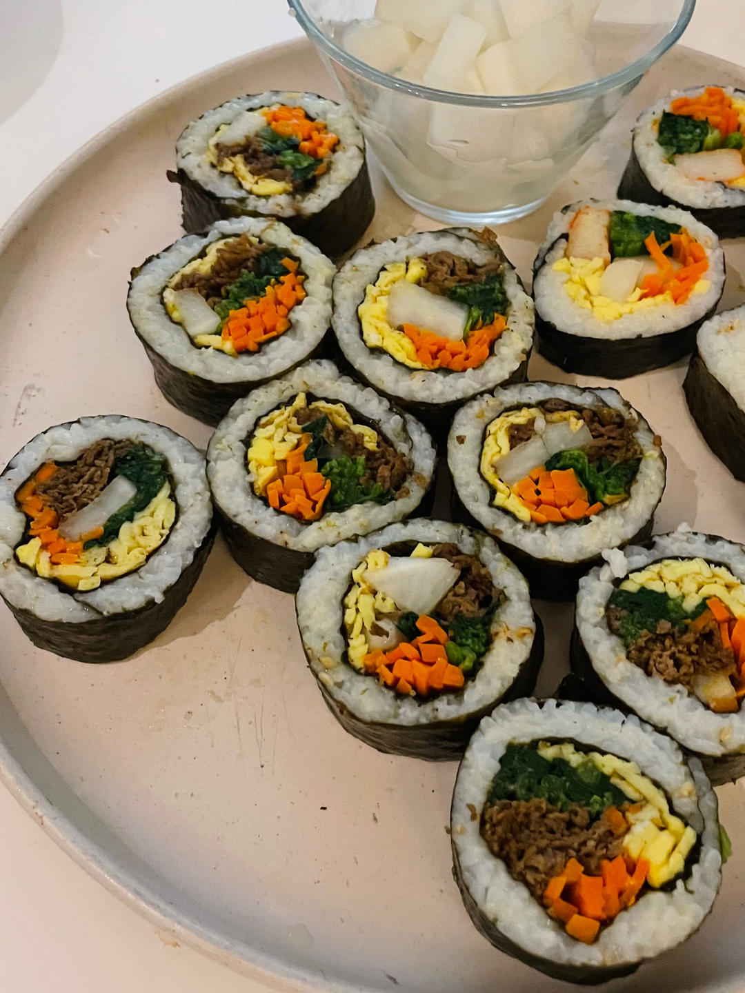 高颜值的紫菜包饭
