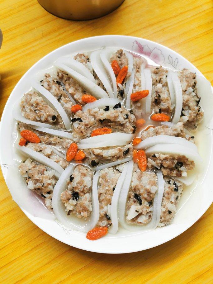 【萝卜酿肉】萝卜烧个漂亮菜，轻松征服全家人！