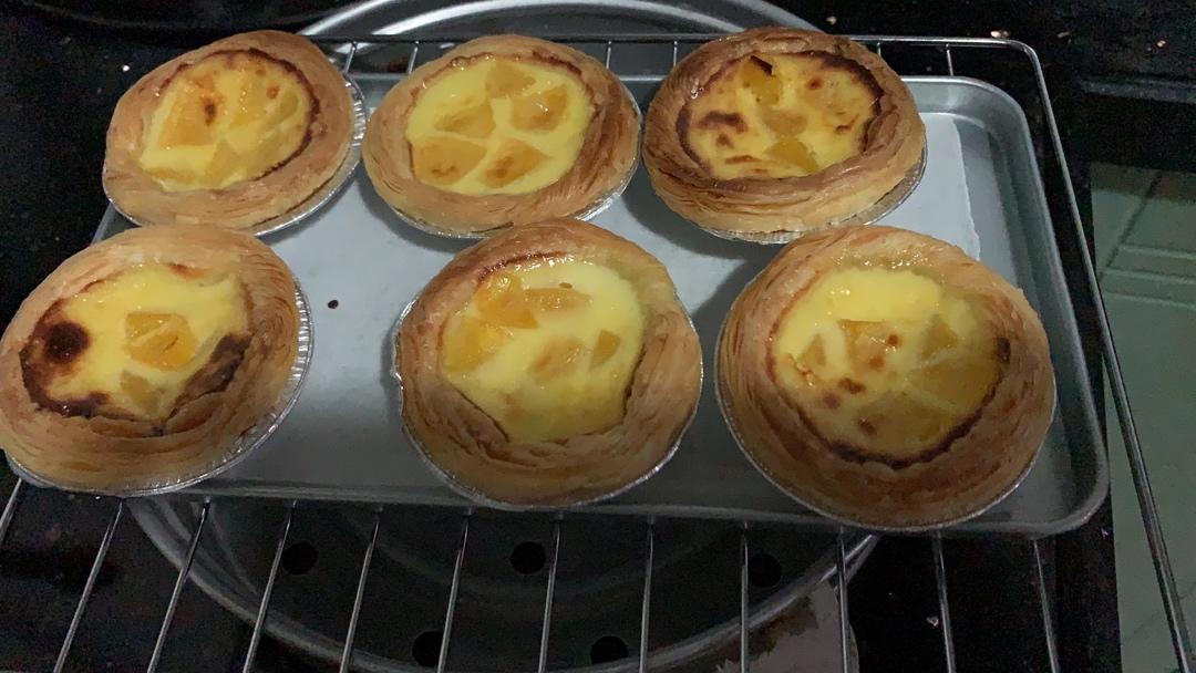 自制挞液～全蛋黄桃蛋挞（无奶油）
