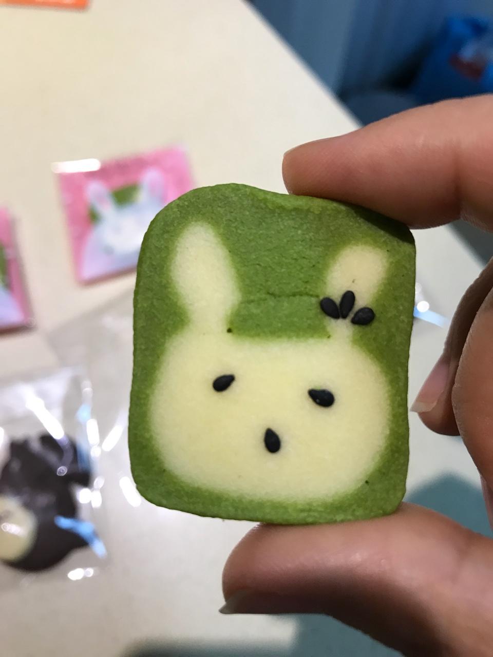 抹茶兔兔曲奇（比熊猫简单！超详细实物图+超良心手绘图）