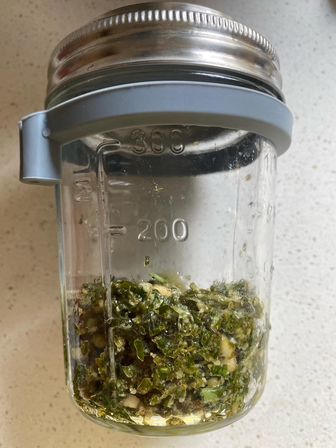 自制新鲜Pesto 传统罗勒松仁青酱意面酱