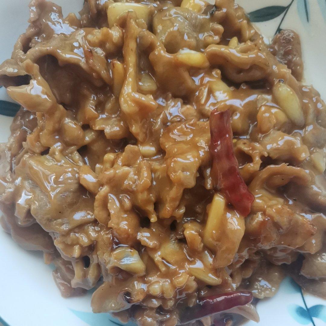 蒜爆羊肉
