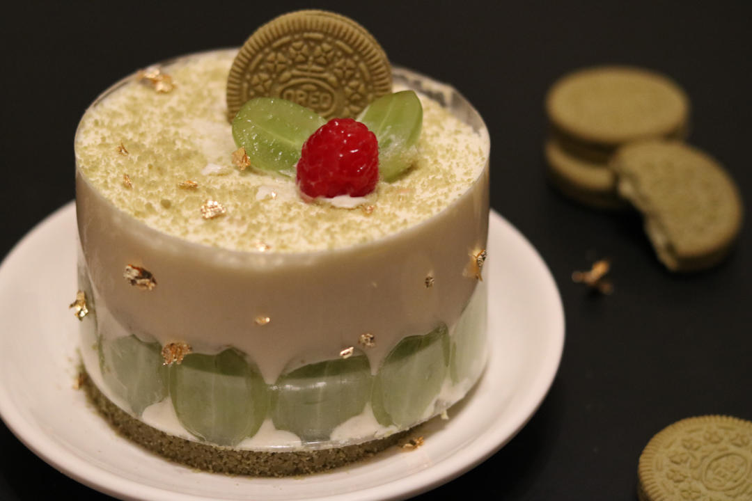 青柠青提慕斯蛋糕