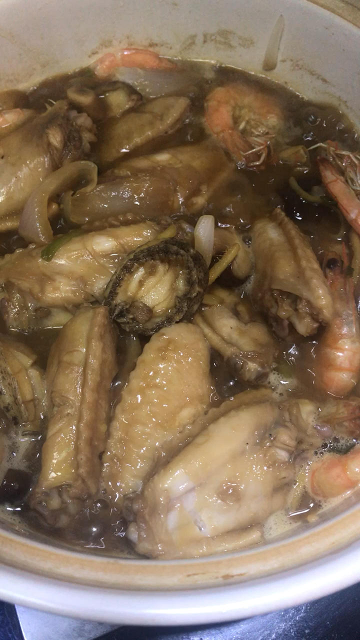 鲍鱼鸡翅煲（家庭版）
