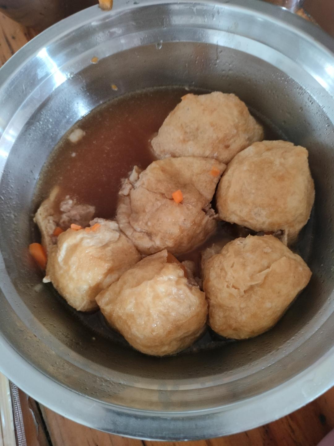 油豆泡塞肉