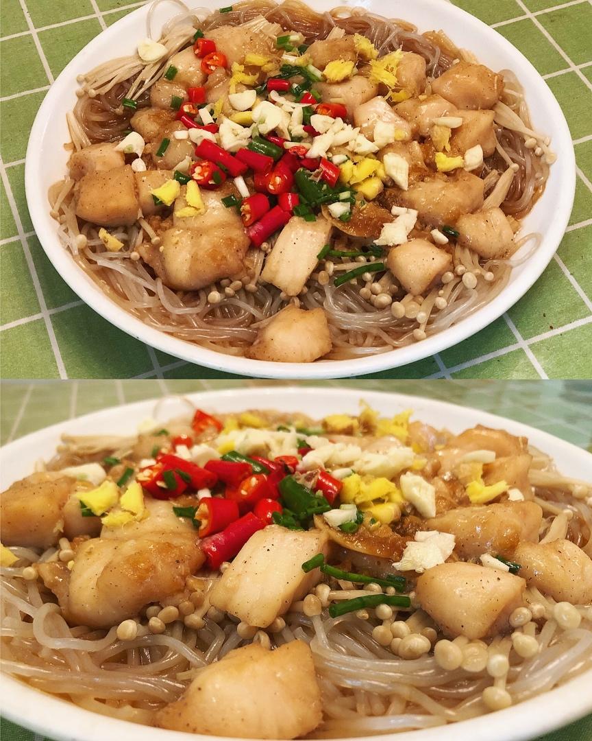 🔥吃不胖❗️蒜蓉粉丝龙利鱼❗️