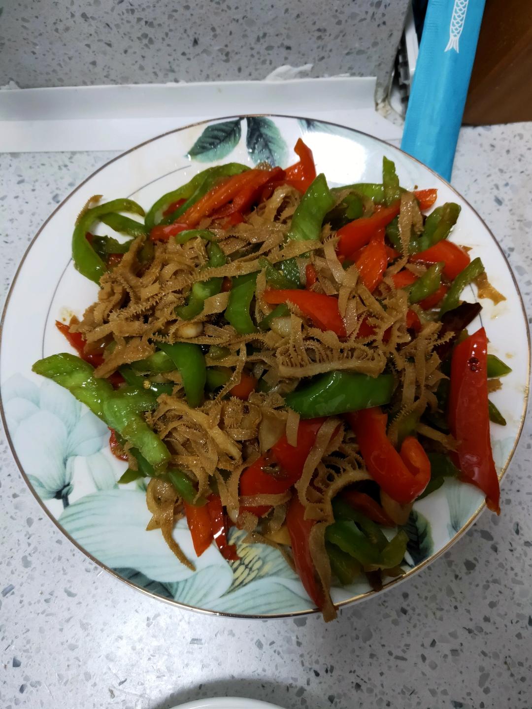 香辣牛百叶,爆好吃～