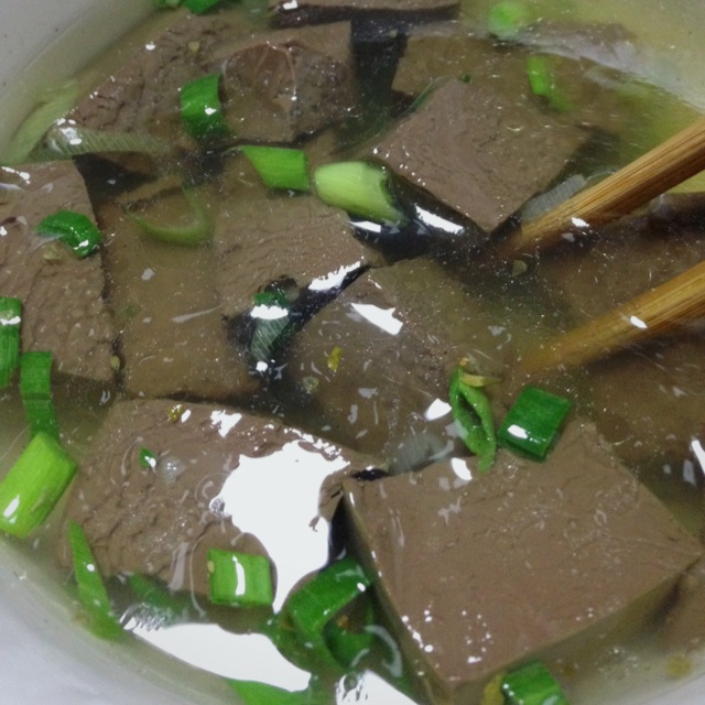 鸭血豆腐汤