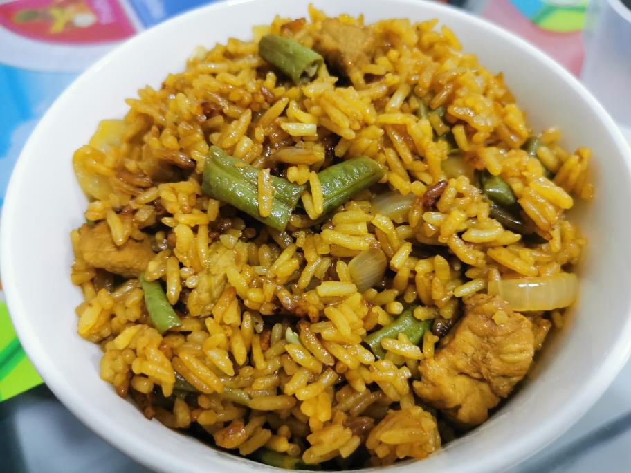 好吃简单豆角饭